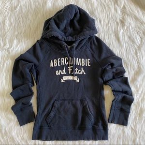 Abercrombie & Fitch Navy Blue Hoodie Size S